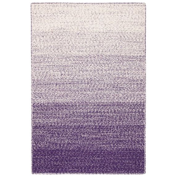 SAFAVIEH Natural Fiber Arda Gradient Area Rug, Natural/Purple, 4' x 6'