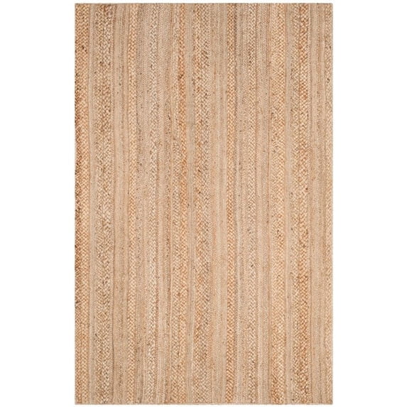 SAFAVIEH Natural Fiber Aria Braided Jute Area Rug, Natural, 8' x 10'