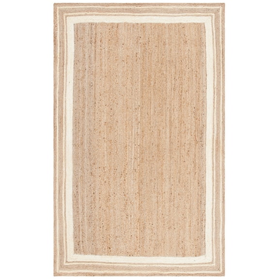SAFAVIEH Natural Fiber Ariana Bordered Area Rug, Ivory/Natural, 8' x 10'