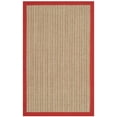 thumbnail image 1 of SAFAVIEH Natural Fiber Aspen Striped Area Rug, Rust, 3' x 5', 1 of 7
