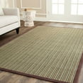 thumbnail image 1 of SAFAVIEH Natural Fiber Aspen Striped Sisal Area Rug, Blue/Purple, 4' x 6', 1 of 7