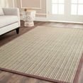 thumbnail image 1 of SAFAVIEH Natural Fiber Aspen Striped Sisal Area Rug, Blue/Purple, 5' x 8', 1 of 6