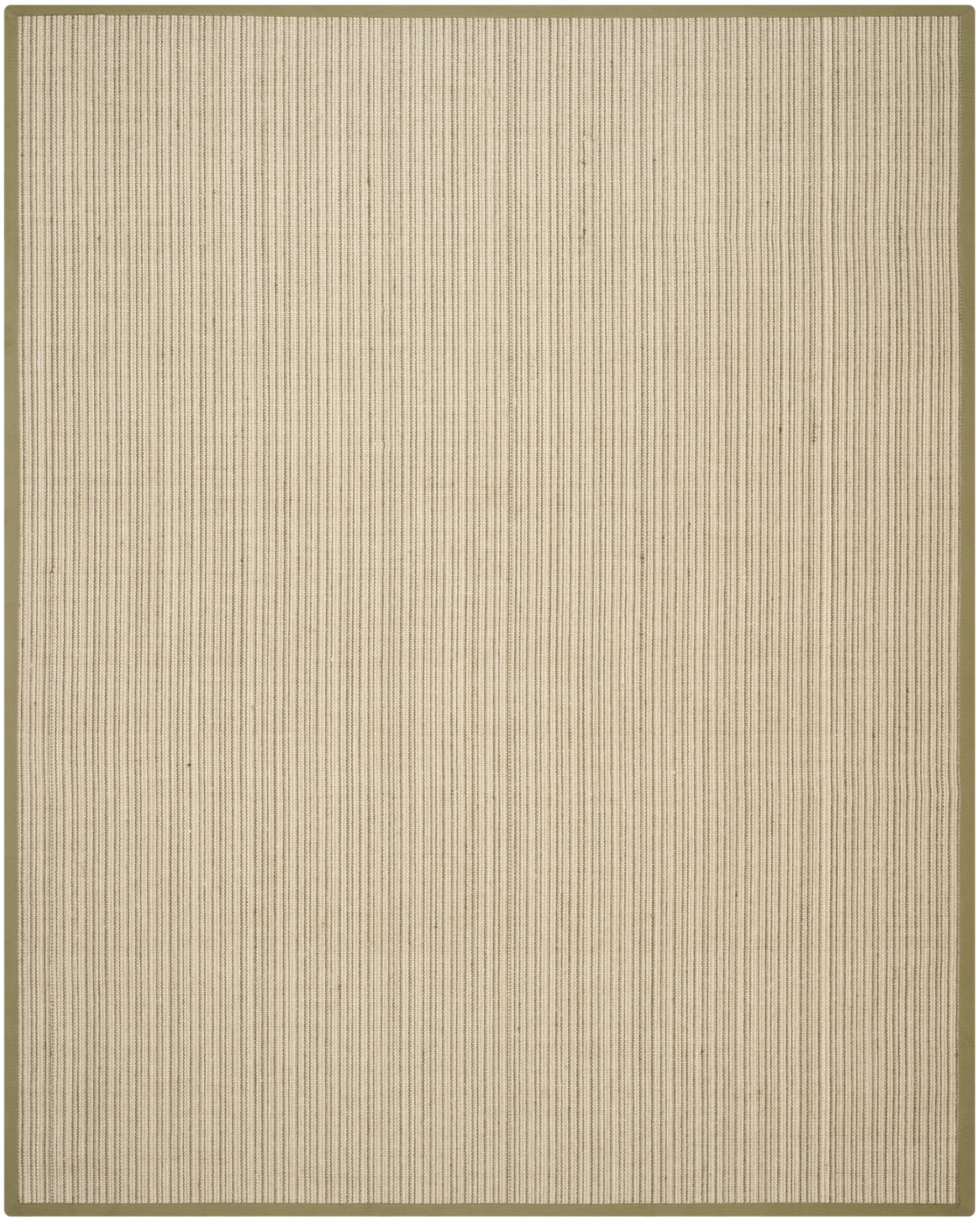 SAFAVIEH Natural Fiber Aspen Striped Area Rug, Green, 8' x 10'