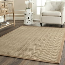 SAFAVIEH Natural Fiber Aspen Striped Sisal Area Rug, Tan, 4' x 6'