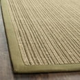 thumbnail image 1 of SAFAVIEH Natural Fiber Aspen Striped Sisal Runner Rug, Green, 2'6" x 12', 1 of 8