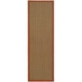 thumbnail image 1 of SAFAVIEH Natural Fiber Aspen Striped Sisal Runner Rug, Rust, 2'6" x 6', 1 of 8
