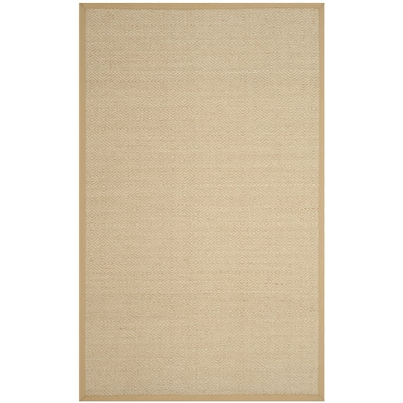 SAFAVIEH Natural Fiber Axum Geometric Sisal Area Rug, Natural/Beige, 5' x 8'