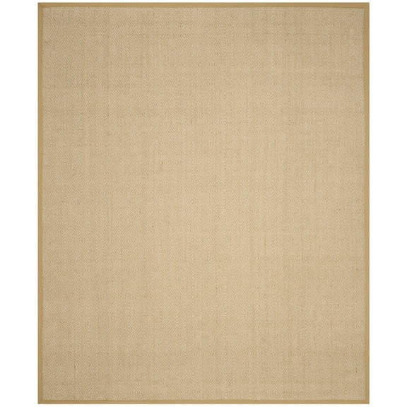 SAFAVIEH Natural Fiber Axum Geometric Sisal Area Rug, Natural/Beige, 6' x 9'