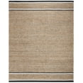 thumbnail image 1 of SAFAVIEH Natural Fiber Becky Solid Area Rug, Natural/Black, 11' x 15', 1 of 6