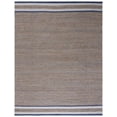 thumbnail image 1 of SAFAVIEH Natural Fiber Becky Solid Area Rug, Natural/Navy, 8' x 10', 1 of 8