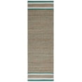 thumbnail image 1 of SAFAVIEH Natural Fiber Becky Solid Runner Rug, Natural/Green, 2'6" x 8', 1 of 8