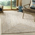 thumbnail image 1 of SAFAVIEH Natural Fiber Borko Geometric Braided Area Rug, Blue/Natural, 5' x 8', 1 of 6