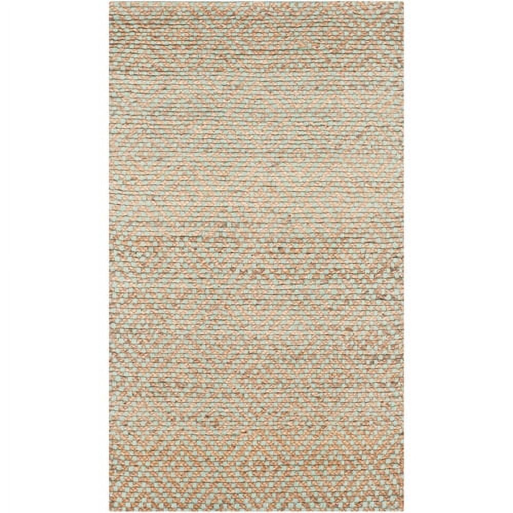 Handmade Multicolor Cotton and Jute Area Rug, 2'6" x 4'