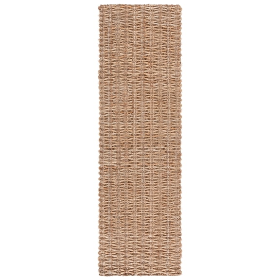 SAFAVIEH Natural Fiber Brittania Solid Runner Rug, Natural, 2'3" x 8'