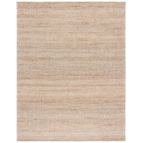 SAFAVIEH Natural Fiber Bruce Solid Area Rug, Natural/Ivory, 8' x 10'