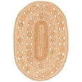 thumbnail image 1 of SAFAVIEH Natural Fiber Cainneach Geometric Area Rug, Natural, 6' x 9' Oval, 1 of 8