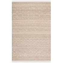 SAFAVIEH Natural Fiber Carlyle Geometric Area Rug, Natural/Ivory, 8' x 10'