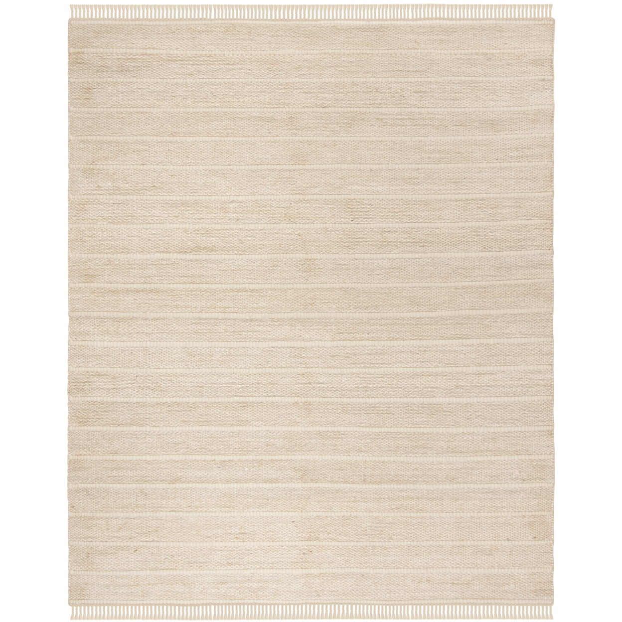 SAFAVIEH Natural Fiber Carrie Braided Area Rug, Ivory, 6' x 6' Square 