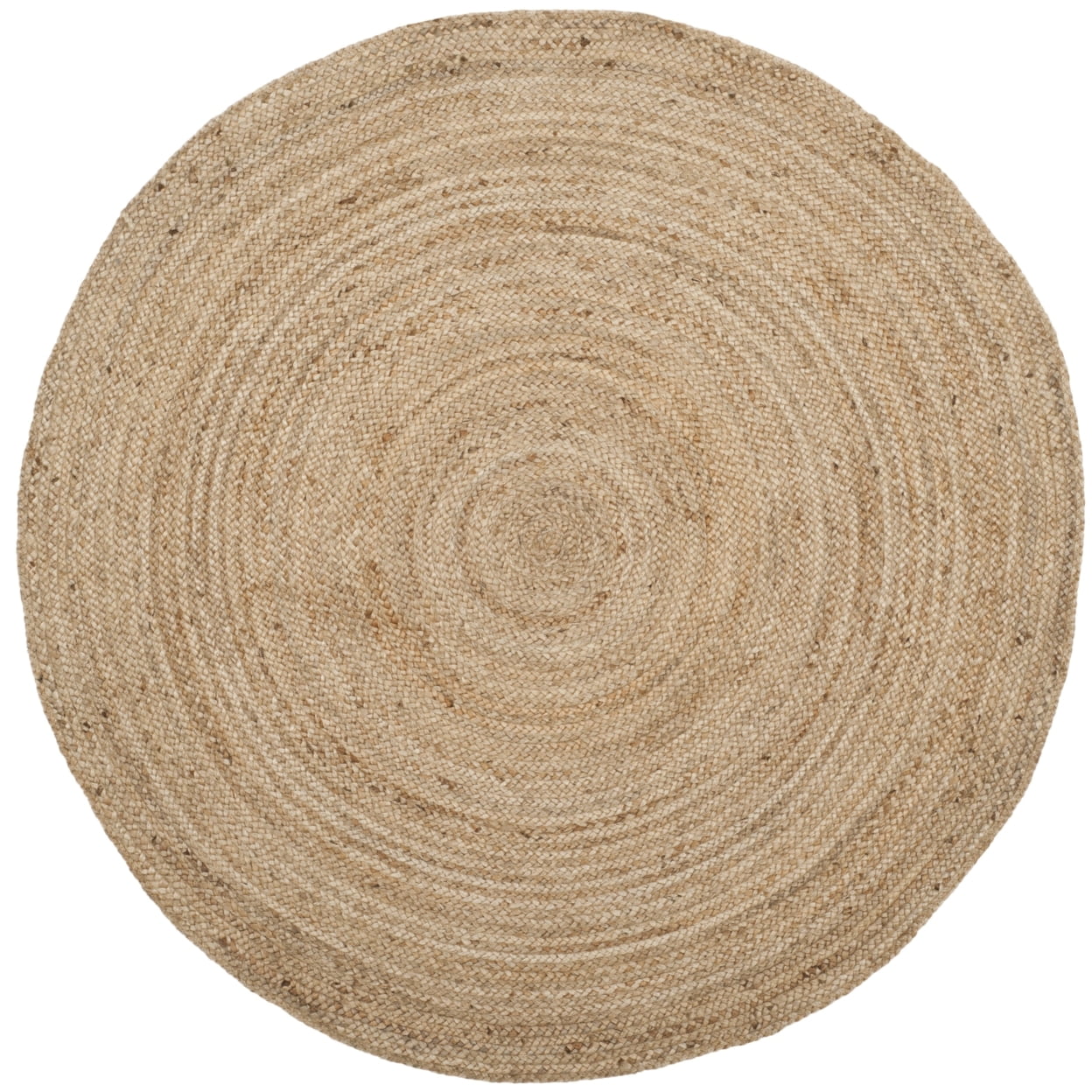 SAFAVIEH Natural Fiber Cebrail Braided Jute Area Rug, Natural, 7' x 7' Round