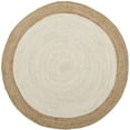 thumbnail image 1 of SAFAVIEH Natural Fiber Cebrail Geometric Area Rug, Ivory/Natural, 11' x 11' Round, 1 of 9