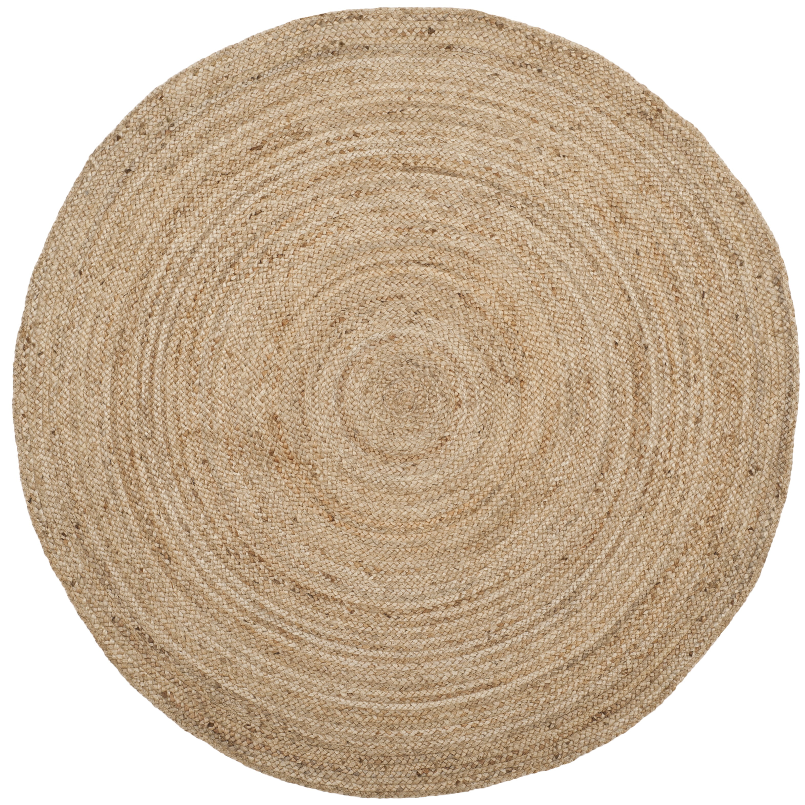 SAFAVIEH Natural Fiber Cebrail Geometric Area Rug, Natural, 11' x 11' Round
