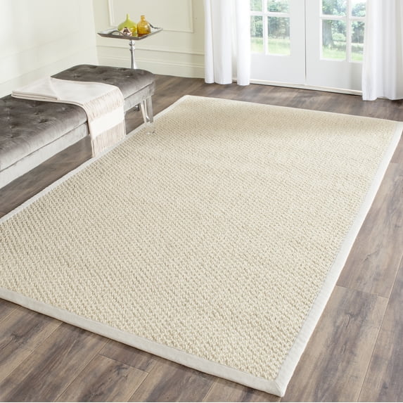 Safavieh Natural Fiber Charlene Bordered Area Rug, Creme, 4' x 6'