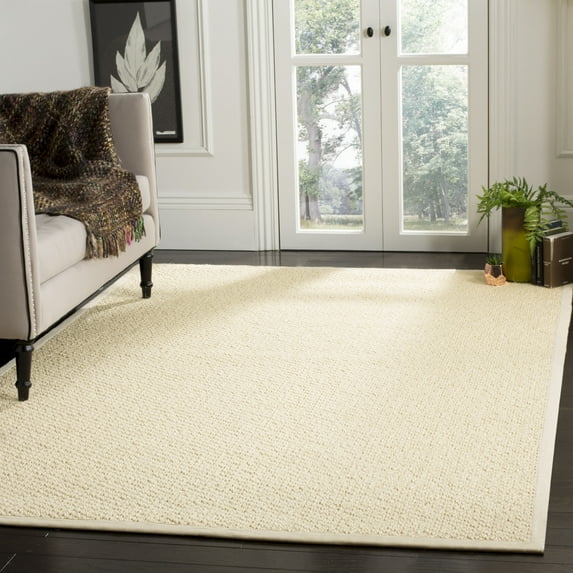 Safavieh Natural Fiber Charlene Bordered Area Rug, Creme, 8' x 11'