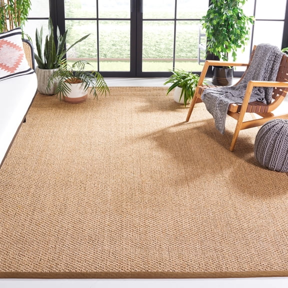 Safavieh Natural Fiber Charlene Bordered Area Rug, Natural, 9' x 12'