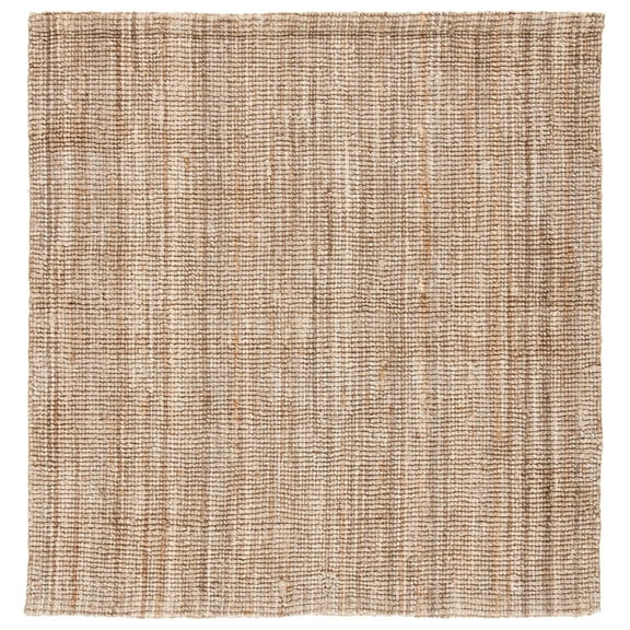 SAFAVIEH Natural Fiber Christabella Solid Area Rug, Grey, 5' x 5' Square