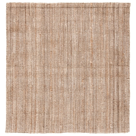 SAFAVIEH Natural Fiber Christabella Solid Area Rug, Grey, 7' x 7' Square