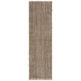 thumbnail image 1 of SAFAVIEH Natural Fiber Christabella Solid Runner Rug, Grey, 2'3" x 7', 1 of 7