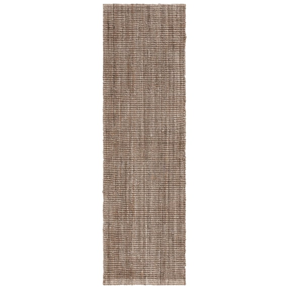 SAFAVIEH Natural Fiber Christabella Solid Runner Rug, Grey, 2'3" x 8'