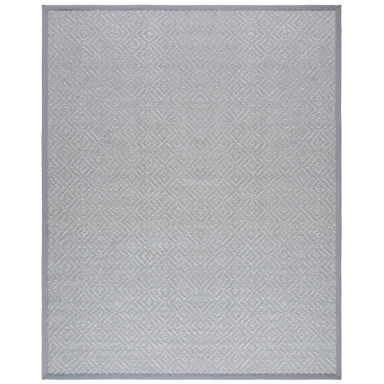 Handmade Gray Cotton 6' x 6' Square Area Rug