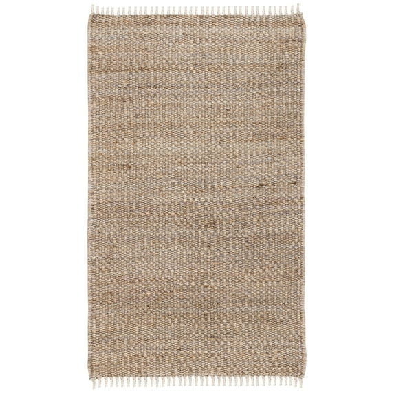 SAFAVIEH Natural Fiber Clara Braided Jute Area Rug, Grey, 2'6" x 4'