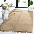 thumbnail image 1 of SAFAVIEH Natural Fiber Clara Braided Jute Area Rug, Grey, 8' x 8' Square, 1 of 9