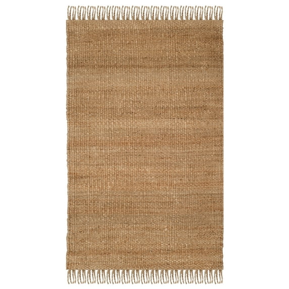 SAFAVIEH Natural Fiber Clara Braided Jute Area Rug, Natural, 2'6" x 4'