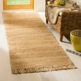 thumbnail image 1 of SAFAVIEH Natural Fiber Clara Braided Jute Runner Rug, Natural, 2'6" x 12', 1 of 10
