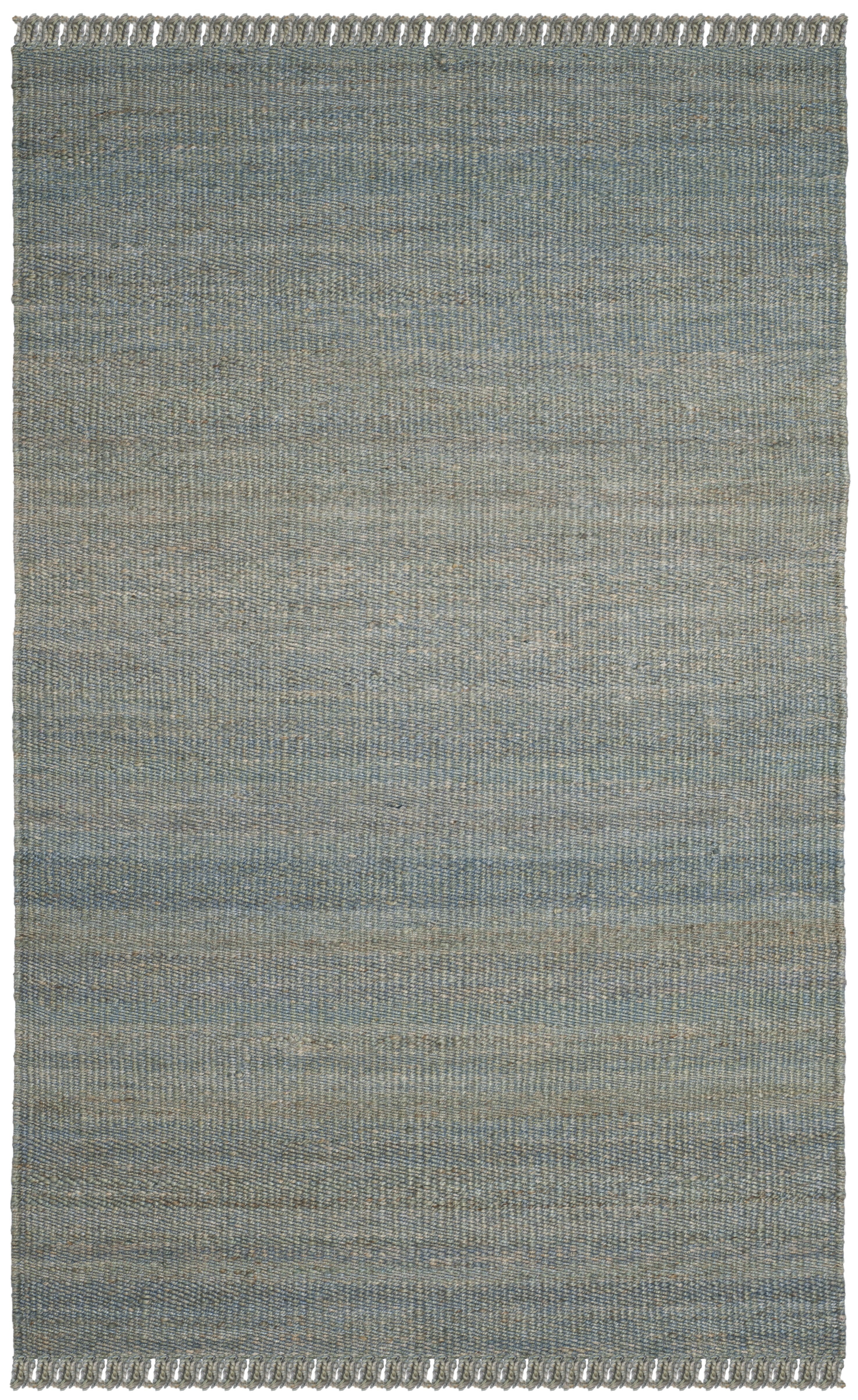 SAFAVIEH Natural Fiber Clara Solid Area Rug, Blue, 4' x 6'