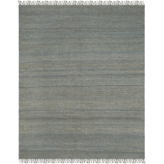 SAFAVIEH Natural Fiber Clara Solid Area Rug, Blue, 9' x 12'