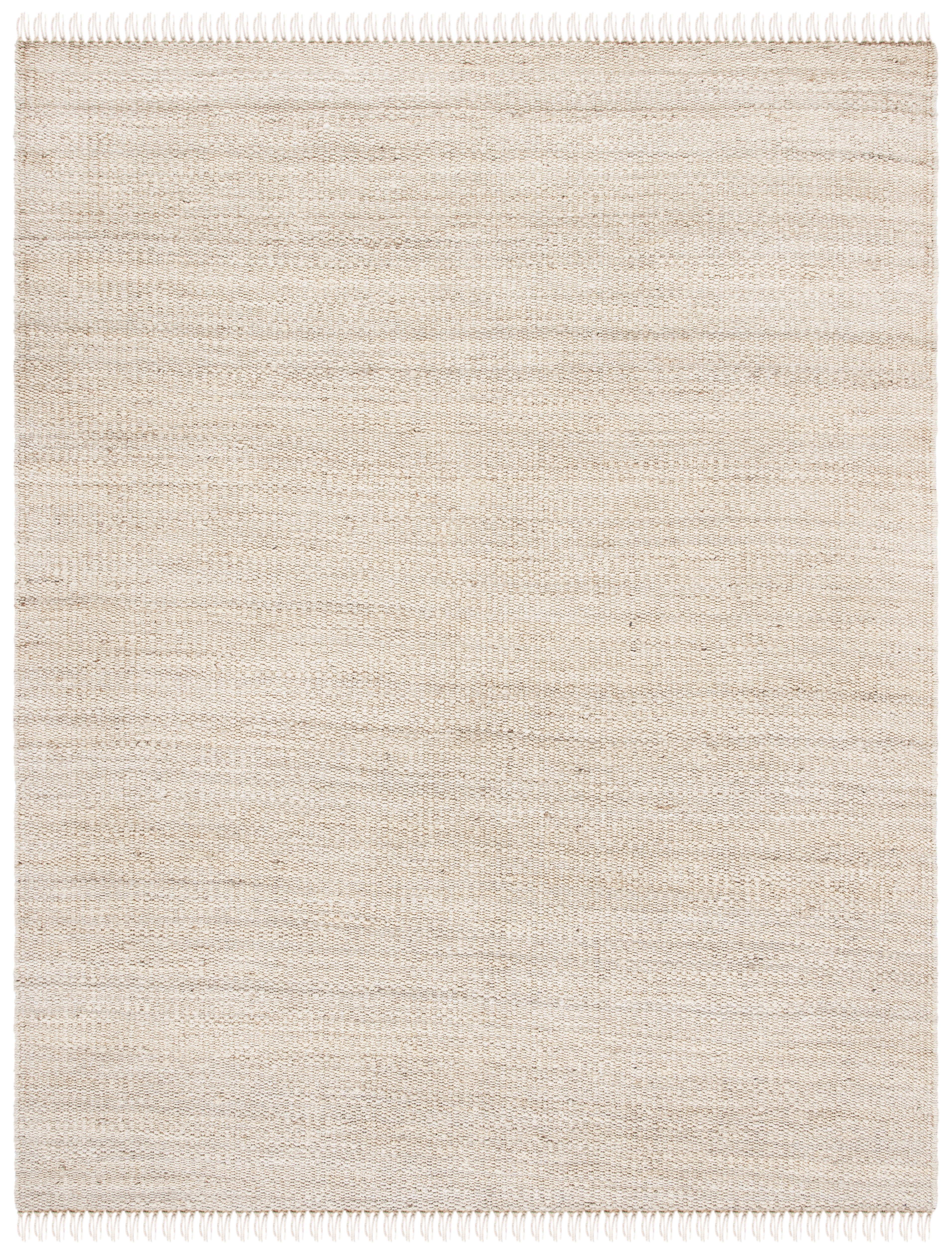 SAFAVIEH Natural Fiber Clara Solid Area Rug, Ivory, 10' x 14'
