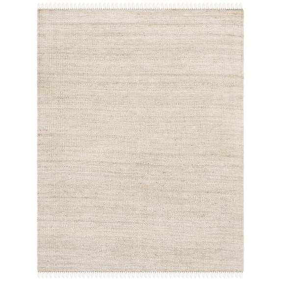 SAFAVIEH Natural Fiber Clara Solid Area Rug, Ivory, 10' x 14'