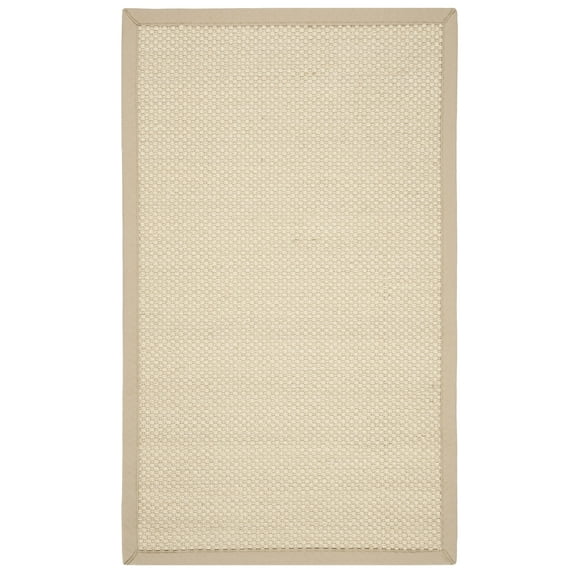 SAFAVIEH Natural Fiber Clarissa Solid Sisal Area Rug, Ivory/Light Beige, 2'6" x 4'