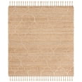 thumbnail image 1 of SAFAVIEH Natural Fiber Cohen Solid Area Rug, Natural, 4' x 4' Square, 1 of 7