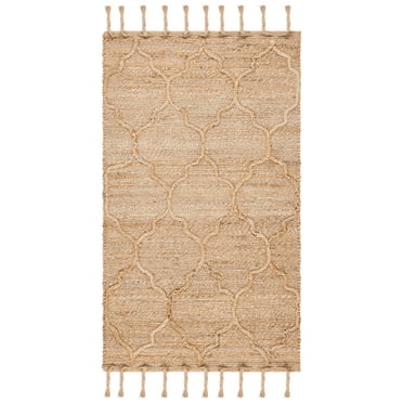 SAFAVIEH Natural Fiber Cohen Solid Area Rug, Natural, 4' x 6'