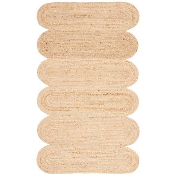 SAFAVIEH Natural Fiber Conchur Solid Area Rug, Natural, 5' x 8'
