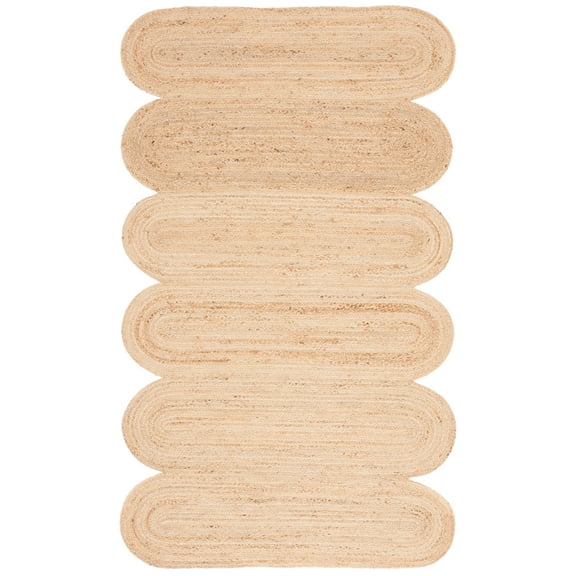 SAFAVIEH Natural Fiber Conchur Solid Area Rug, Natural, 8' x 10'