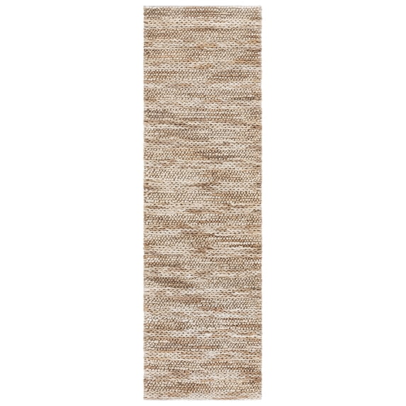 SAFAVIEH Natural Fiber Couture Hattie Striped Runner Rug, Ivory/Natural, 2'3" x 8'