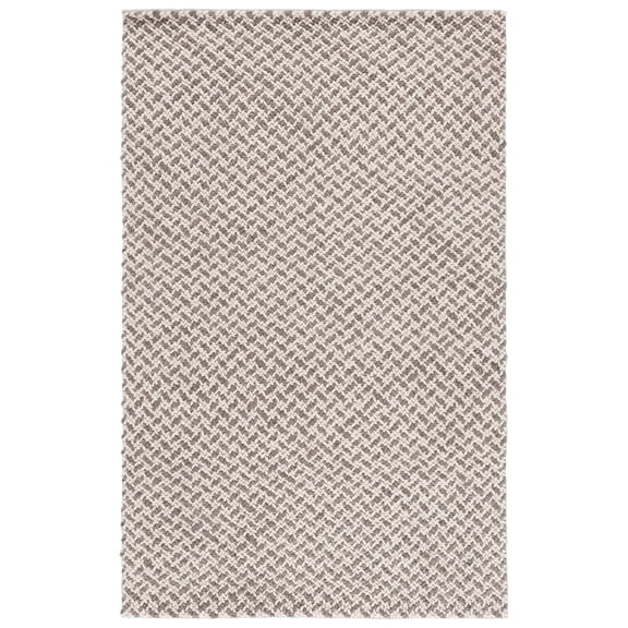 SAFAVIEH Natural Fiber Couture Saleem Geometric Area Rug, Beige/Grey, 3' x 5'