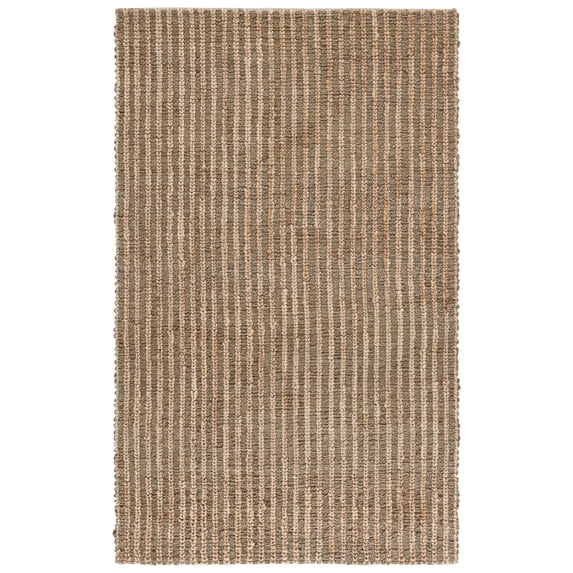SAFAVIEH Natural Fiber Couture Seanna Solid Area Rug, Green/Natural, 5' x 8'