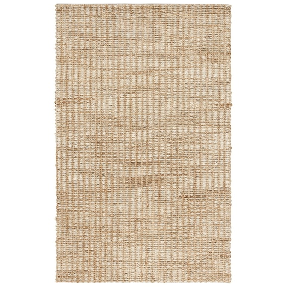 SAFAVIEH Natural Fiber Couture Seanna Solid Area Rug, Ivory/Natural, 3' x 5'